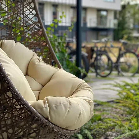 アパート Uroczy Art Marina Z Widokiem Na Rzeke I Bezplatnym Parkingiem *