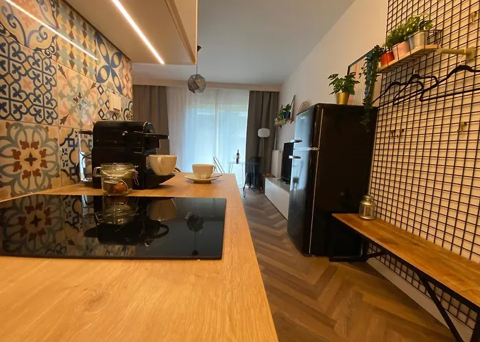 Uroczy Art Marina Z Widokiem Na Rzeke I Bezplatnym Parkingiem Apartment